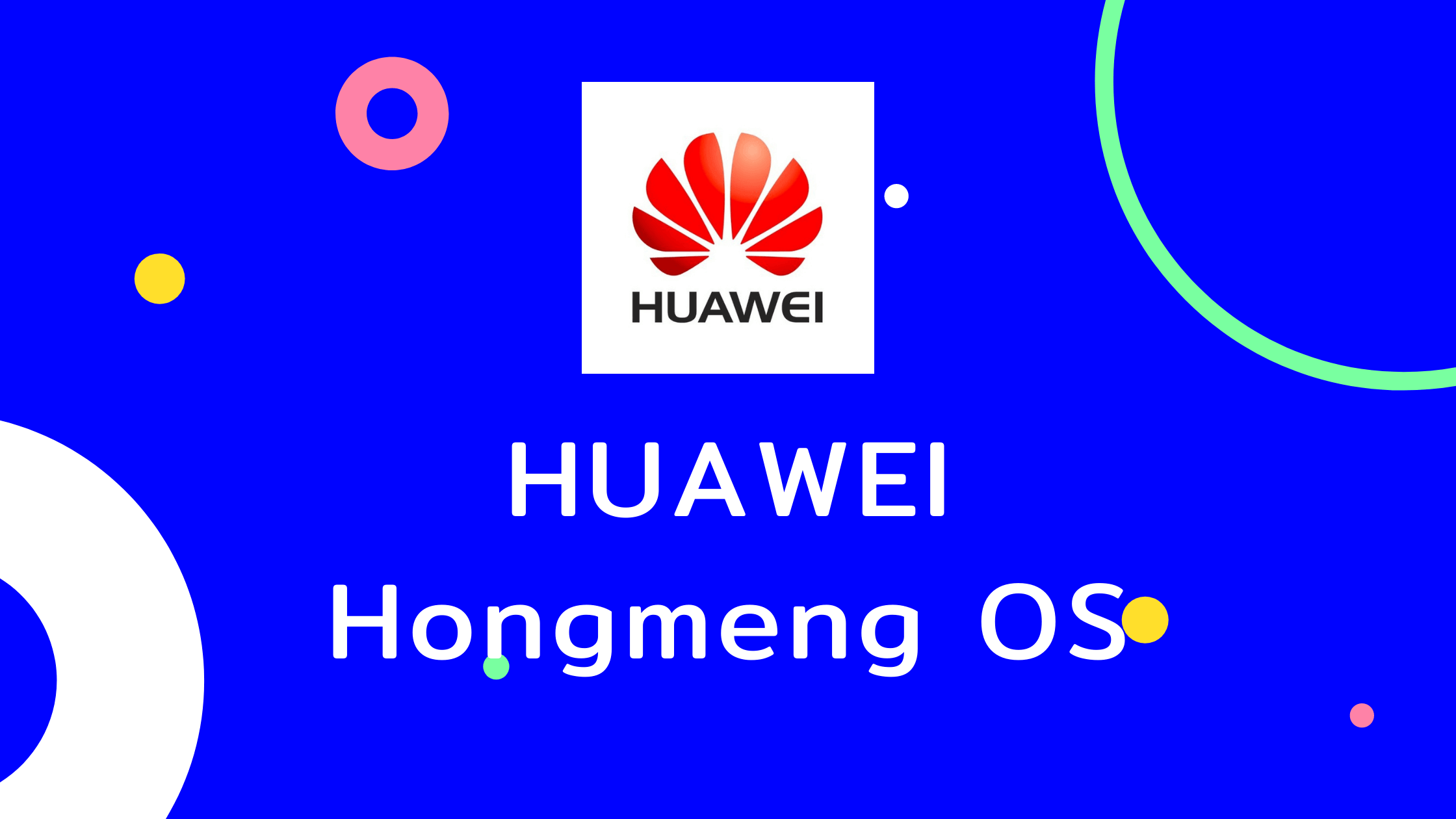 Hongmeng os, a new alternative to Huawei operating systems.