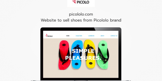 Website to sell shoes from Picololo brand